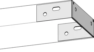 Päätykiinnike MP-Bolagen levyhylly - PÄÄTYKIINIKE MP-BOLAGEN MP-584V Levyhy. 600mm VAL