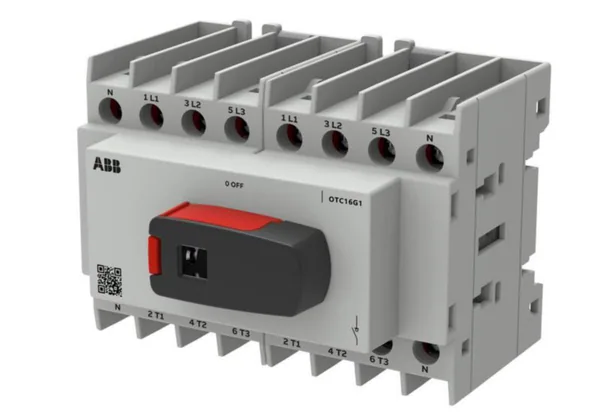 Vaihtokytkin ABB OT Plus 4-napainen 4-NAP. I-O-II 16A 690V AC-22A