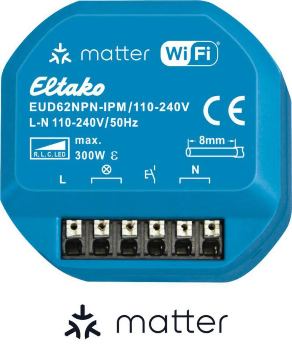 Valonsäädin Eltako Sarja 62-IP - VALONSÄÄDIN SARJA62-IP WIFI,MATTER,300WLED