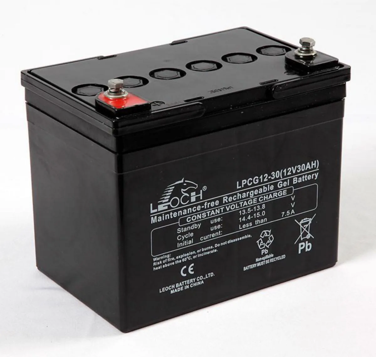 Geeliakut sähköpyörätuoleihin/mopoihin Leoch LPCG12-30 GEELIAKKU T6+A