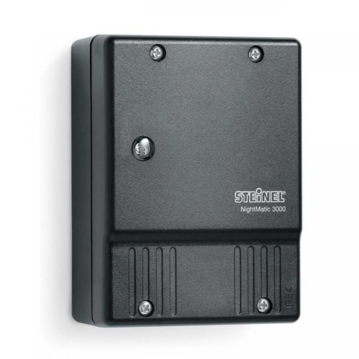 Hämäräkytkin Nightmatic 3000, Steinel, NIGHTMATIC 3000 IP54 SE MU – musta