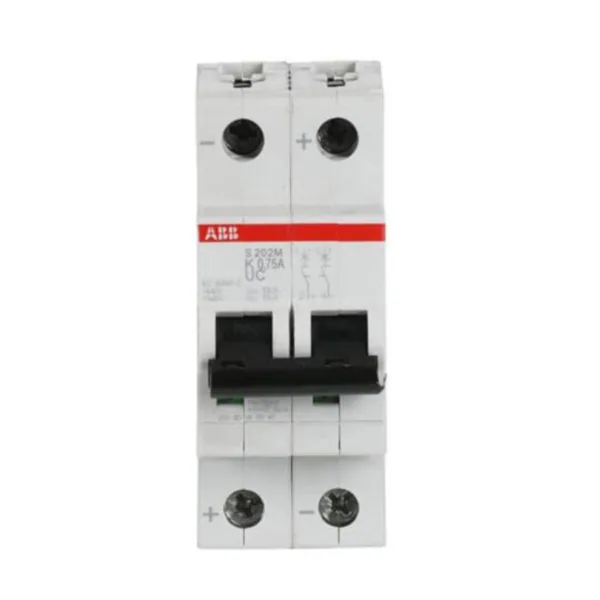 Johdonsuojakatkaisija ABB S200MUC 2-pole K-char. 0,75A