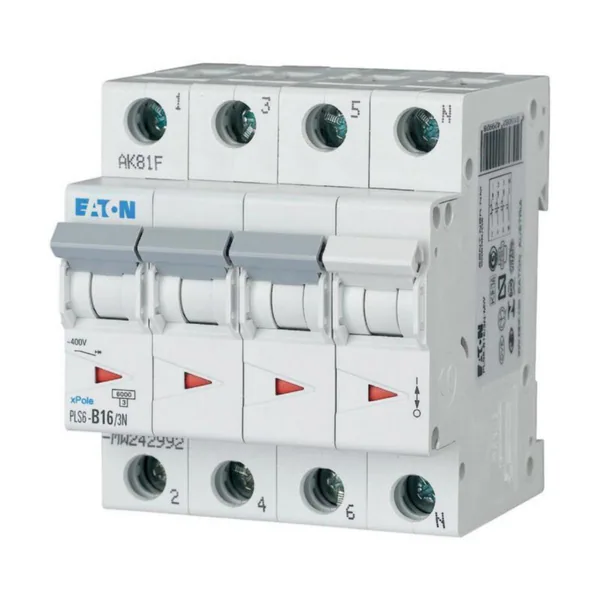 Johdonsuojakatkaisija Eaton Xpole PLS6-D16/3N-MW