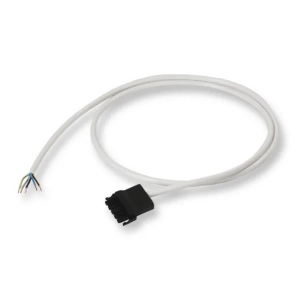 Johtosarjat 5-napaiset 1,5 mm² naaras/vapaa mustat liittimet HF EnstoNet, 5N NAARAS 5x1.5mm2 HF MUS 2.0m