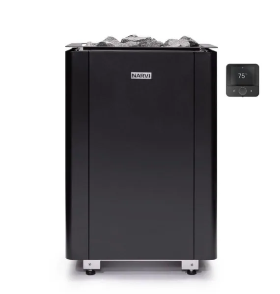Lattiakiuas Narvi Ultra Small 9,0 KW MUSTA