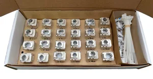 Liitinyksikkö Eurolan CAT6A STP Keystone - LIITINYKSIKKÖ CAT6A STP EUROLAN TOOLLESS PÖLYL. 24PACK