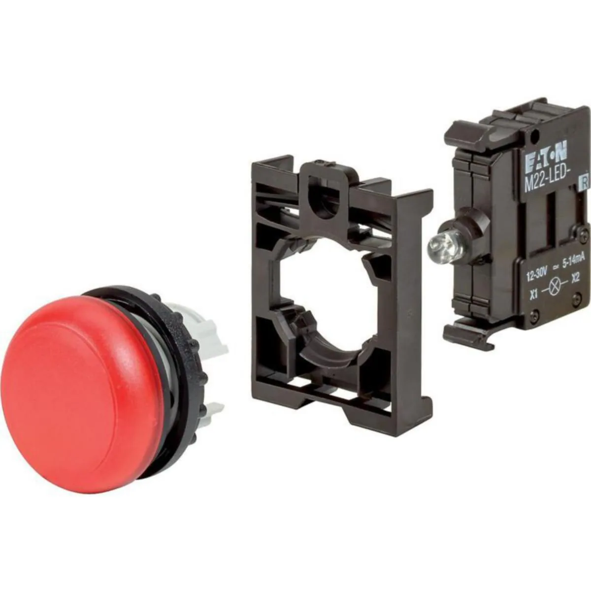 Merkkivalokaluste LED Eaton RMQ-Titan M22-L - MERKKIVALOKALUSTE LE RMQ-TITAN M22-L-R-LED-BVP