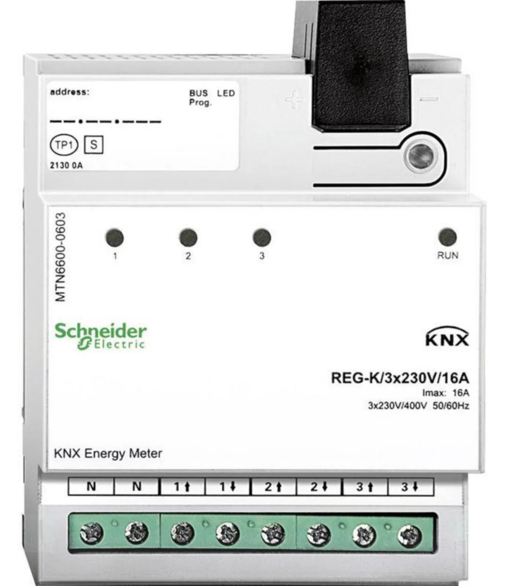 Energiamittari Schneider Electric KNX 3x230V/16A DIN - ANTURI SPACELOGIC KNX ENERGIAMITTARI 3x230V/16A DIN