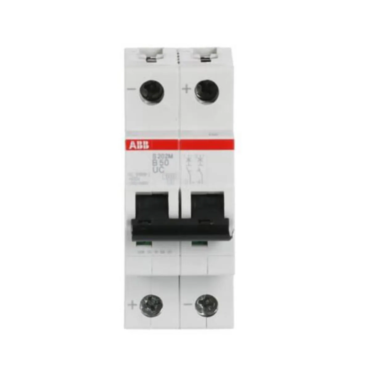 Johdonsuojakatkaisija ABB S200MUC 2-pole B-char. 50A