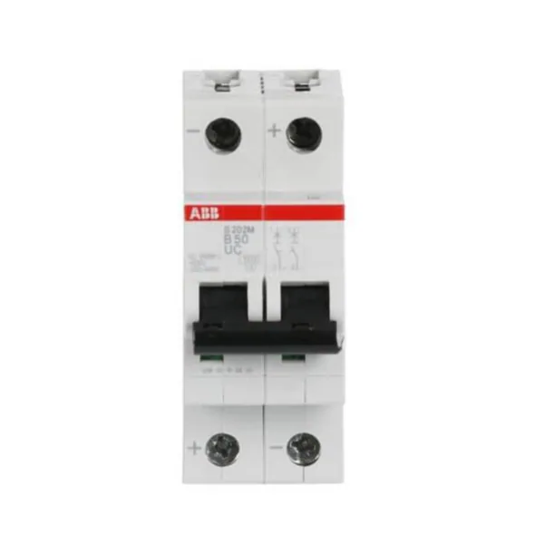 Johdonsuojakatkaisija ABB S200MUC 2-pole B-char. 50A