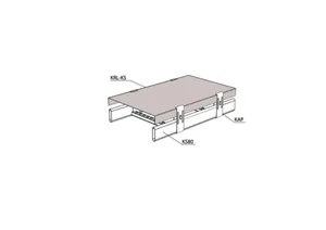 Kaapelitien kansi Meka KRL-KS tikashylly - KAAPELITIEN KANSI TIKASH. MEKA KRL-KS-400 L=3000 PG