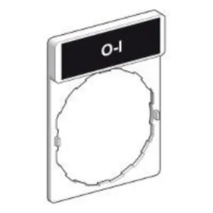 Kilvenpidin Schneider Electric Harmony - PAINIKE/MERKKIVA.KILPI HARMONY ZBY2178 KILPI "O-I"