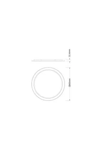 Mekaaninen lisätarvike Ledvance Downlight Comfort koristeosa - MEKAANINEN LISÄTARV LEDVANCE DL CMFT RING D250 GREY