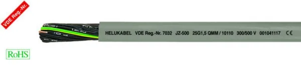 Ohjauskaapeli Helukabel OZ-500 5X0,5 10007