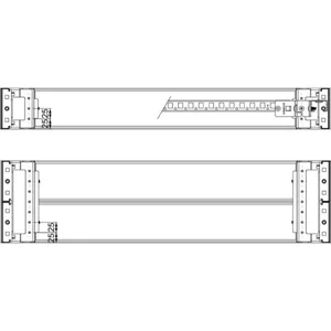 Asennuskisko Schneider Electric Universal Enclosures - SOKKELI UNIVERSAL ENCLOSURES AS.KISKOT 2KPL 1RIVI LEV 500MM