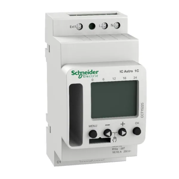 Kellokytkin digitaalinen Schneider Electric Acti 9 ACTI9 IC ASTRO 1C SMART