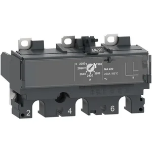 Kompaktikatkaisijan suojarele Schneider Electric ComPactT MA 3P