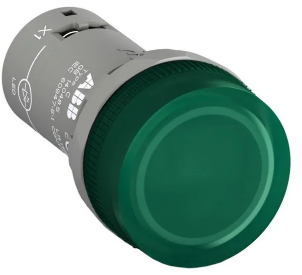 Merkkivalokaluste LED ABB VIHREÄ, 110-130V AC