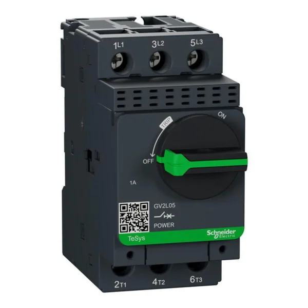 Moottorinsuojakatkaisija Schneider Electric TeSys GV2L MOTOR CIRCUIT BREAKER 1.0A