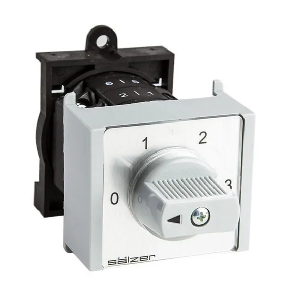 Nokkakytkin askel Sälzer P220 0-1-2-3 1N 20A DIN