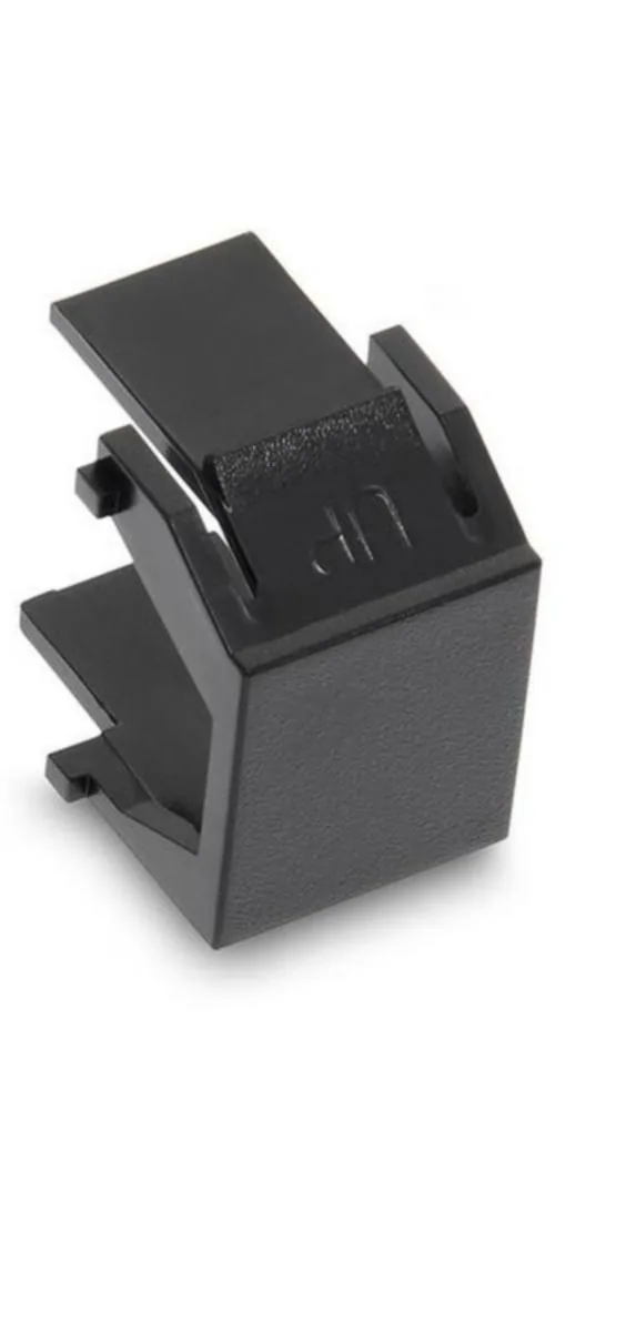 Peitetulppa/Pölysuoja Keystone Eurolan - PEITETULPPA EUROLAN RJ45 KEYSTONE AUKKOON, MUSTA