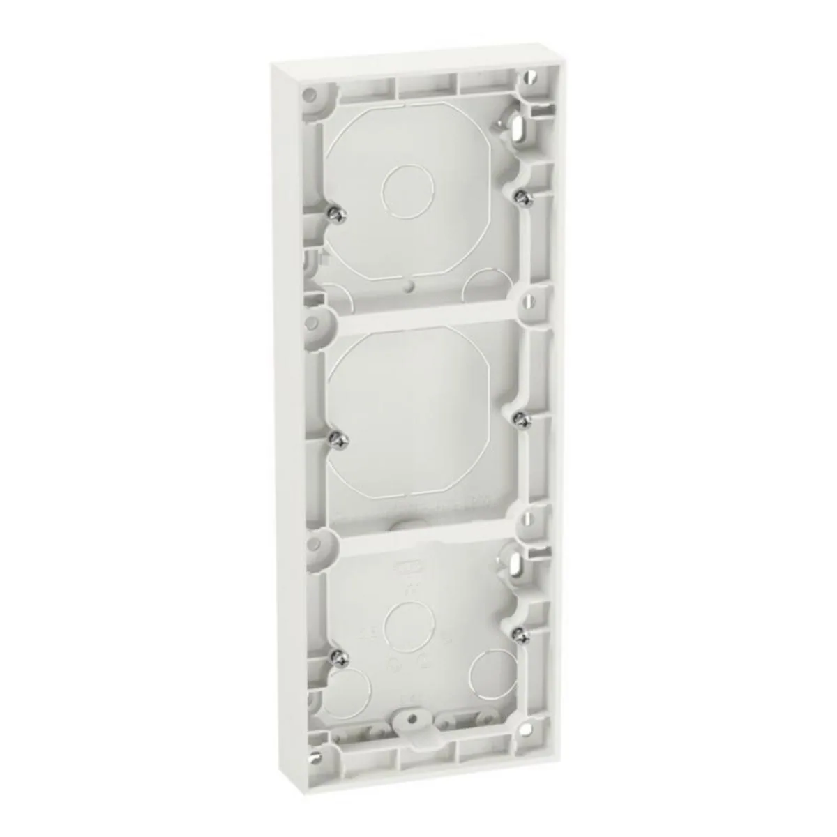 Pintakehys ELKO Plus asennus 3OS/IP20/87MM VAL H=20MM – valkoinen