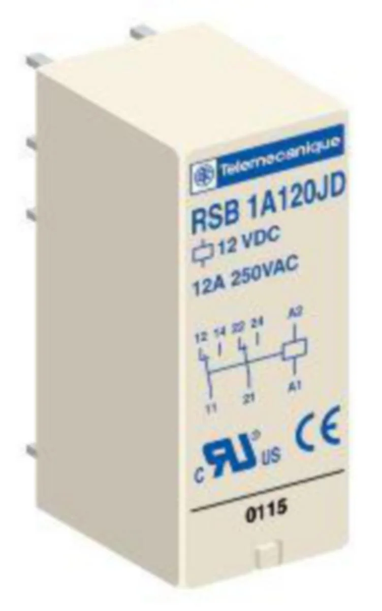 Pistokantarele Schneider Electric Zelio 220VAC 1C/O 12A