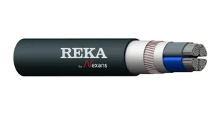 Alumiinivoimakaapeli-HF Reka R AXQJ DCA - ALUMIINIVOIMAKAAPELI-HF REKA R AXQJ 4X185/57 DCA K500