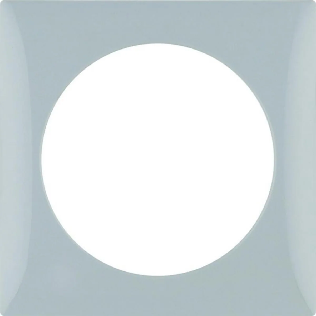 Peitelevy Hager Integro Flow 1-fold gray – harmaa