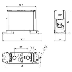 Riviliitin Katko ConnectSafe KL - RIVILIITIN KL 1XAL/CU 6-95MM² MUSTA