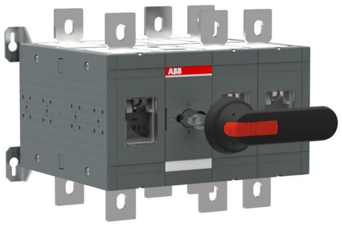 Vaihtokytkin ABB 3-napainen 3-NAP. 800A 690V AC-22A – musta
