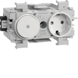 Kanavapistorasia Hager Ecoline - KANAVAPISTORASIA ECOLINE GS1101 2-OS PR+KYTK WAWI LVA