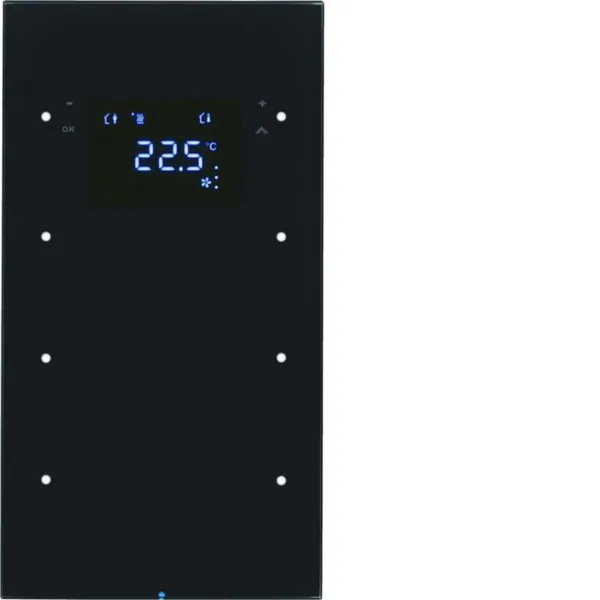 Painike KNX Hager R.3 3OS TERM+LED-N. LASI MUS