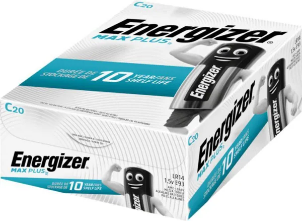 Paristo alkali Energizer Max Plus C/E93 20-PAK