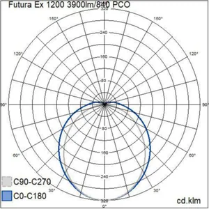 Teollisuusvalaisin suljettu Airam Futura EX - ATEX-VALAISIN FUTURA EX 1200 IP66 IK10 3900lm/840 PCO