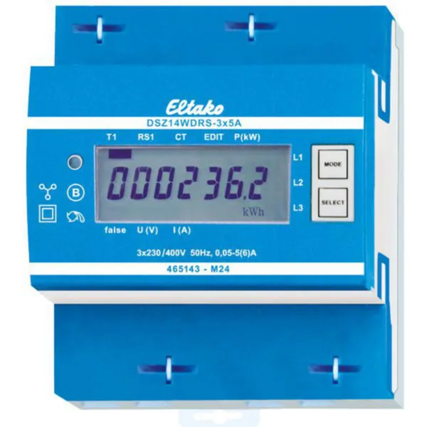 Energiamittari Eltako DSZ14WDRS-3x5A