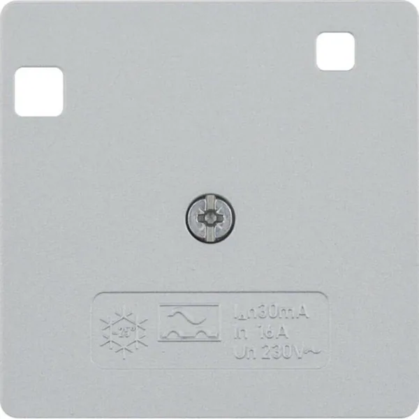 Keskiölevy Hager S.1 RCD 284401 50x50 alu