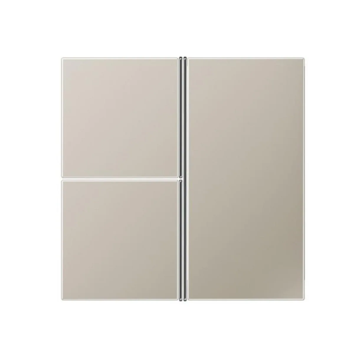 Painike KNX Ensto Jung F40 VIVUT. 3 VIPUA. TERÄS – ruostumaton teräs (RST)