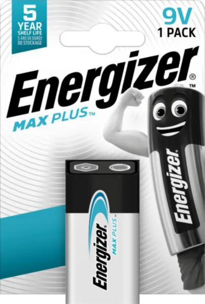 Paristo alkali Energizer Max Plus 9V/522 1 KPL