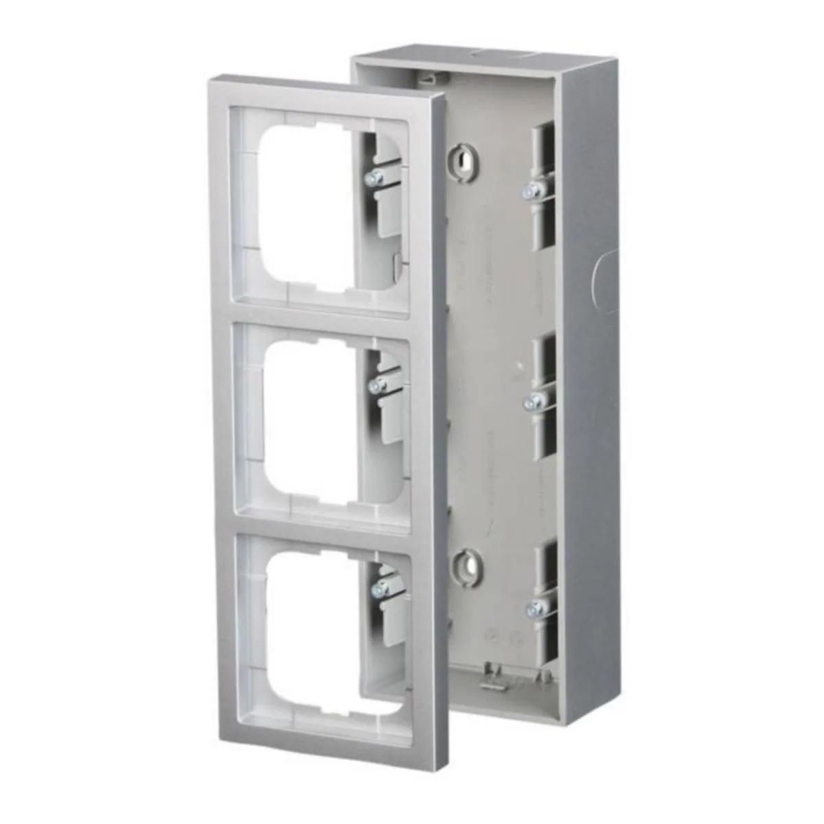 Pintakotelo ABB Impressivo 80mm 3OS/IP20 54/80MM ALU – alumiini