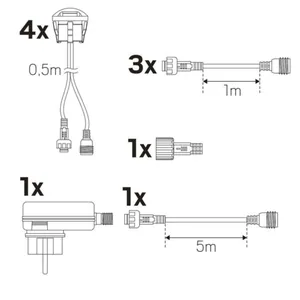 Terassi-/porrasvalaisin Hide-a-lite Steplight Garden Kit - MAAVALAISIN HIDE A LITE STEPLIGHT GARDEN KIT