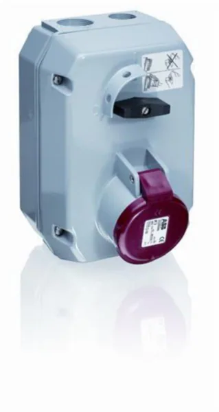 Voimapistorasia Amphenol Critical & Safe 6h, 16A, IP44, 3P+E, KL