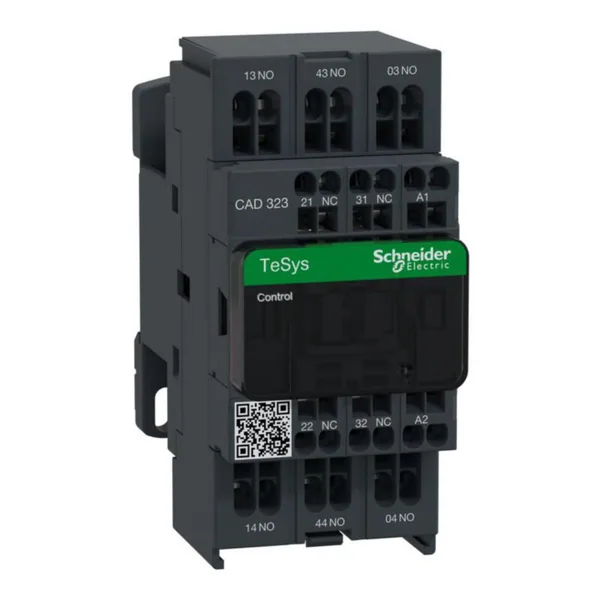 Apukontaktori Schneider Electric TeSys CAD323B7, 3S+2A, 24V AC, JOUSI