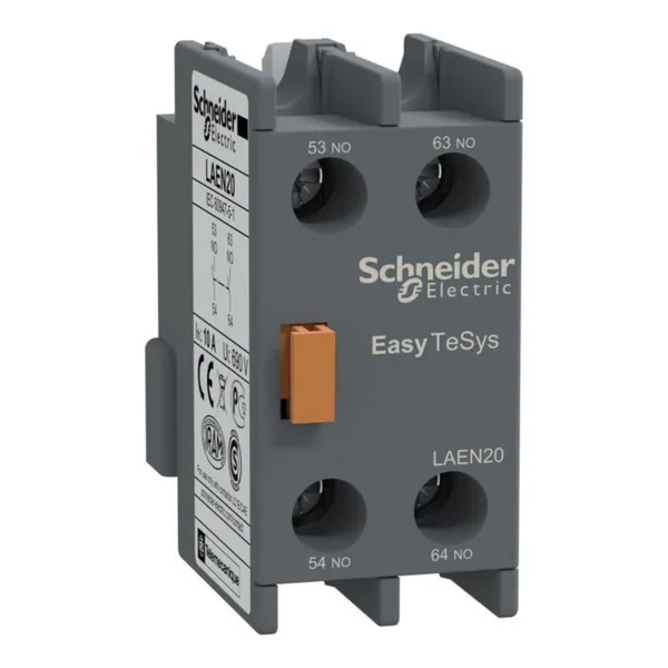 Apukosketin Schneider Electric Easy TeSys LAEN20, 2NO, LC1E/CAE