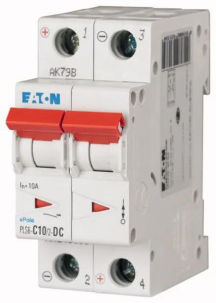 Johdonsuojakatkaisija Eaton Xpole PLS6-C10/2-DC-MW