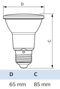Kohdelamppu Philips MASTER LED - KOHDELAMPPU MASTER LED E27 927 500LM 50W=6W PAR20 40D