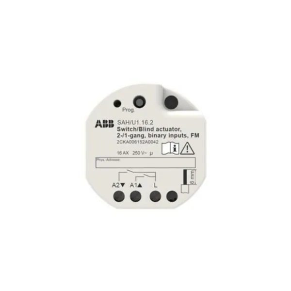 Lähtöyksikkö KNX ABB 2x16A FM