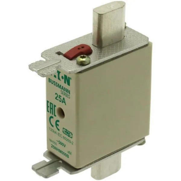 Kahvasulake Bussmann 25NHM000B 25A 500V AM KOKO 000
