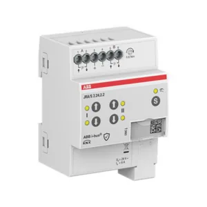 Lähtöyksikkö verho KNX ABB - LÄHTÖYKSIKKÖ VERHO KNX ABB VERHOLÄHTÖ 2X6A 24VDC