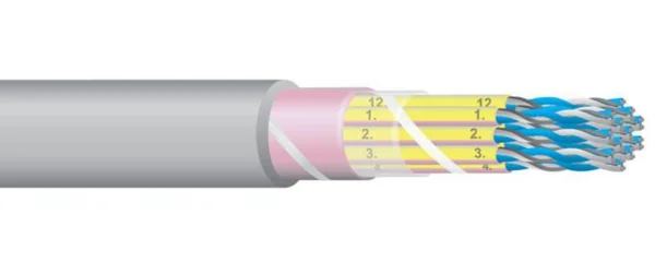 Instrumentointikaapeli-HF Nestor Cables Kjaam-HF C-Proof INSTRUMENTOINTIKAAP-HF 4X(2+1)X0,5